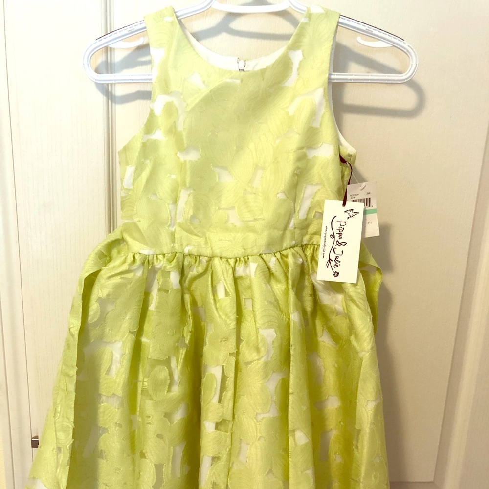 Beautiful yellowish greenish dress from Nordstrom.
